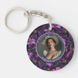 Cute Graduation Gifts for boyfriend Photo Lilies Key Ring