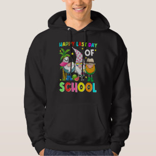 Cute Graduation Gnomes Hello Summer Happy Last Day Hoodie