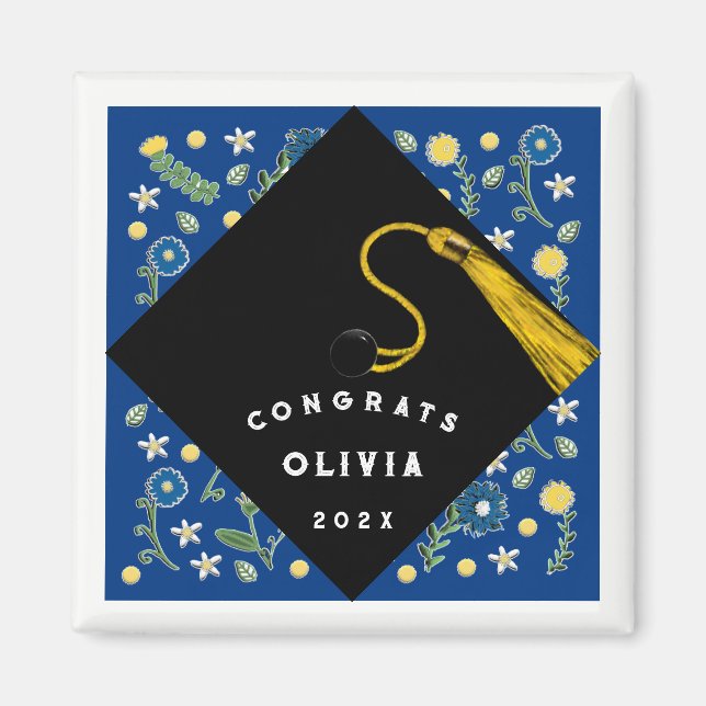 Cute Graduation Keepsake Gift Magnet (Front)