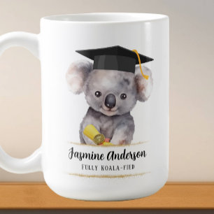 Cute Graduation Koala personalised Coffee Mug