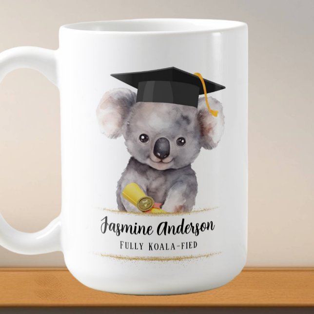 Cute Graduation Koala personalised Coffee Mug (Creator Uploaded)