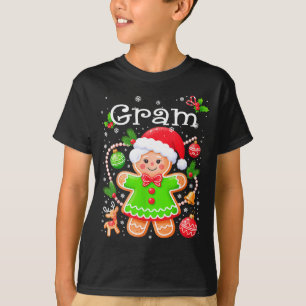 Cute Gram Gingerbread Family Matching Christmas Co T-Shirt