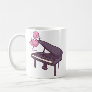 Cute Grand Piano Player Pianist Musician I Flaming Coffee Mug