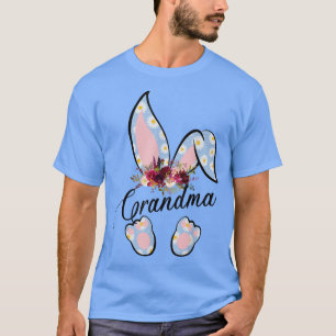 Cute Grandma Bunny Easter Family Matching Outfit T-Shirt