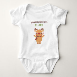 Cute Grandma Little Deer, Baby Grandchild Baby Bodysuit
