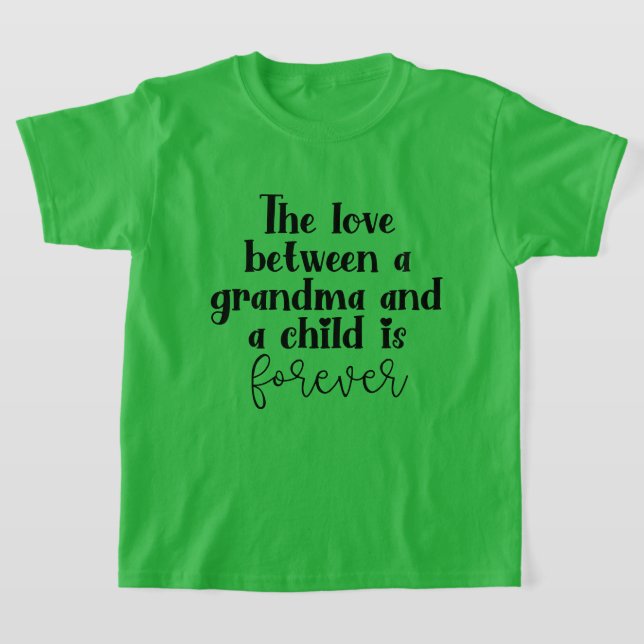 cute Grandma love word art unisex  T-Shirt (Laydown)