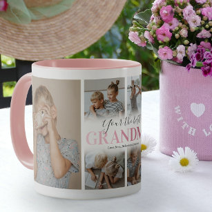 Cute Grandma Photo Collage Mug