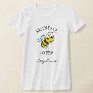 Cute Grandma to Bee Funny T-Shirt Reveal Gift