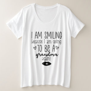 Cute Grandma word art again Plus Size T-Shirt