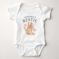 Cute Grandma's Bestie Heart and Hands
