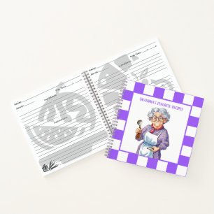 Cute Grandma's favorite recipe Notebook