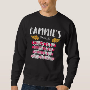 Cute Grandmothers Gammie To Do List Sweatshirt
