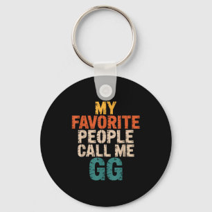 Cute grandparent quote my favorite people call me key ring