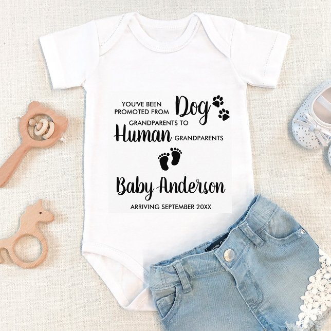 Cute Grandparents Pregnancy Announcement  Baby Bodysuit (Creator Uploaded)