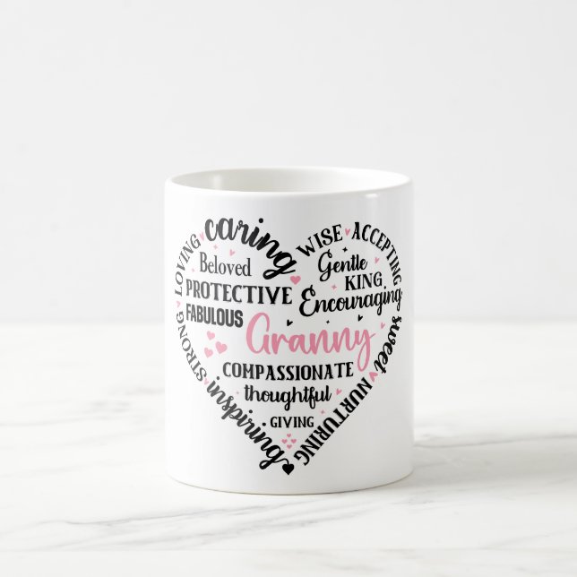 Cute Granny/Heart Definition Coffee Mug (Center)