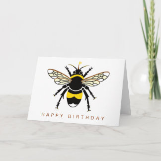 Cute Graphic BEE- Wildlife - Nature Card