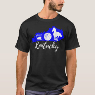 Cute Graphic Bourbon Basketball Horse Kentucky T-S T-Shirt