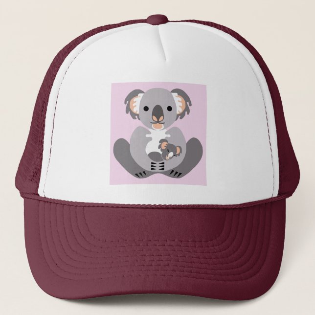 Cute graphic Koala - Aussie wildlife - Trucker Hat (Front)