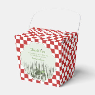 Cute Grasshopper Bug Birthday Thank You Favour Box