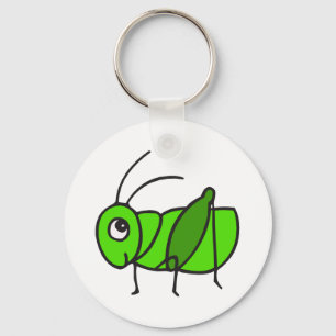 Cute Grasshopper Key Ring