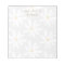 Cute Gray Daisy Floral  Notepad