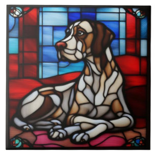 Cute Great Dane Decorative Ceramic Tile