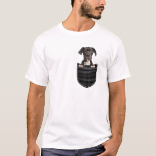 Cute Great Dane Dog Lovers Dog Pocket Design Dogs  T-Shirt