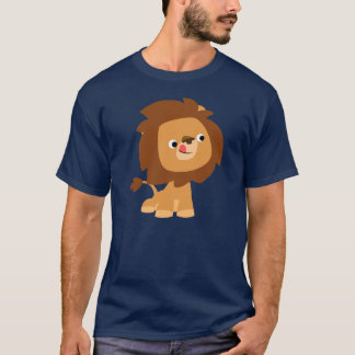 Cute Greedy Cartoon Lion T-Shirt