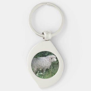Cute Greedy Sheep Eating Keychain