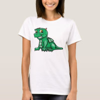 Cute Green Baby Dragon