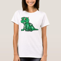 Cute Green Baby Dragon