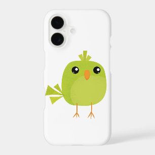 Cute Green Bird Cartoon