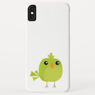 Cute Green Bird Cartoon Case-Mate iPhone Case