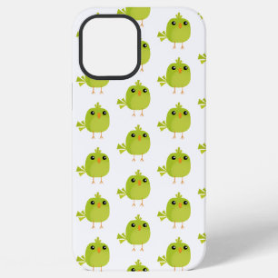 Cute Green Bird Cartoon iPhone 12 Pro Max Case