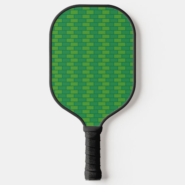 Cute Green Brick Sport Pickleball Paddle (Front)