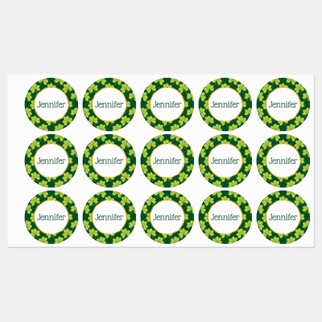 Cute Green Clover Pattern (Sheet)