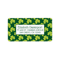 Cute Green Clover Pattern