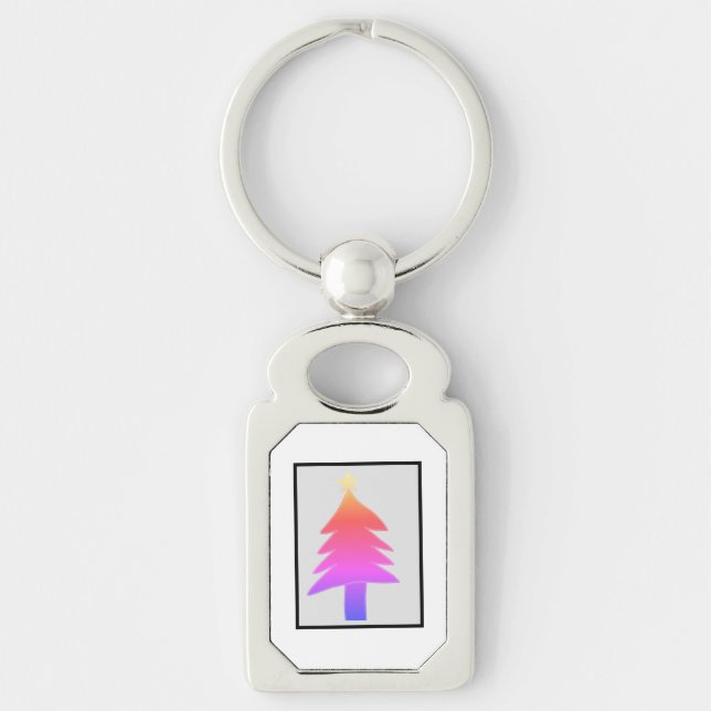 CUTE green cristms tree  KEYCHAIN (Front)