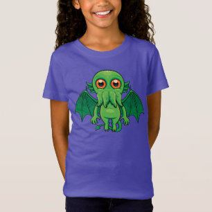 Cute Green Cthulhu Monster T-Shirt