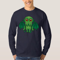 Cute Green Cthulhu Monster