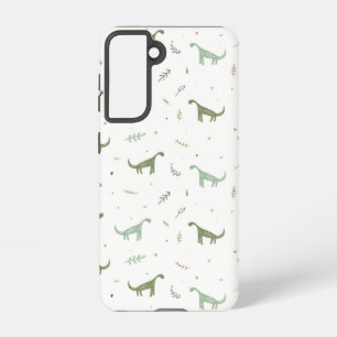 Cute Green Dinosaur Pattern Samsung Galaxy Case