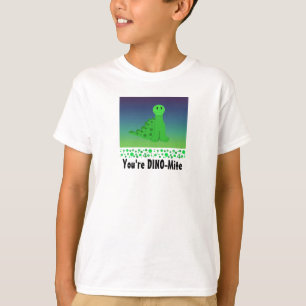 Cute Green Dinosaur T-Shirt