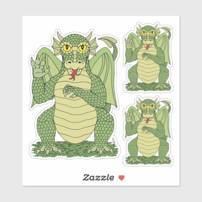 Cute Green Dragon (Sheet)