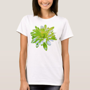 Cute green floral green flower green daisy T-Shirt