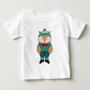 Cute green fox baby T-Shirt