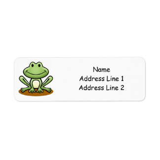Cute Green Frog