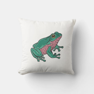 Cute Green frog Cushion