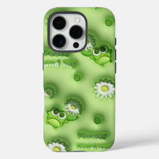 Cute Green Frog & Daisy Phone Case 💚🐸🌼