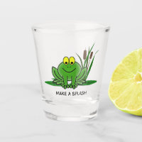 Cute Green Frog Design
