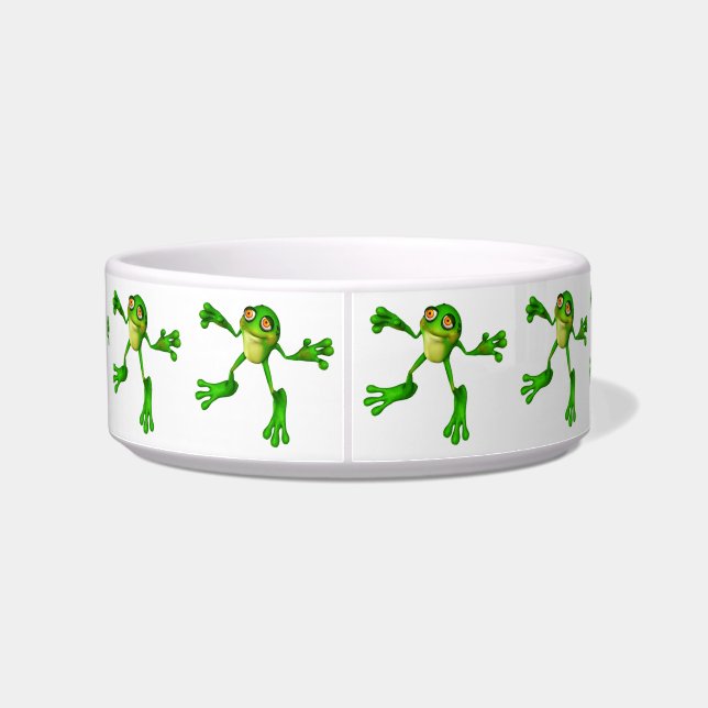 Cute Green Froggy Bowl (Back)